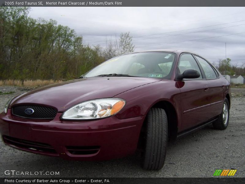 Merlot Pearl Clearcoat / Medium/Dark Flint 2005 Ford Taurus SE