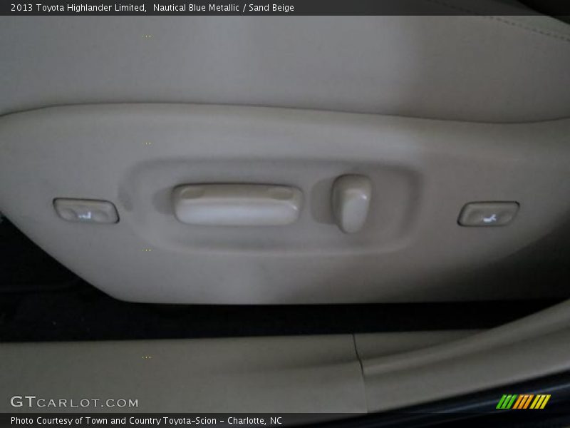 Nautical Blue Metallic / Sand Beige 2013 Toyota Highlander Limited