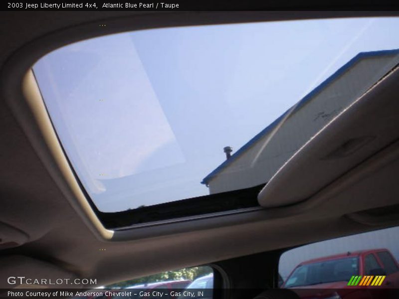 Atlantic Blue Pearl / Taupe 2003 Jeep Liberty Limited 4x4