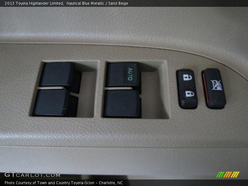 Nautical Blue Metallic / Sand Beige 2013 Toyota Highlander Limited