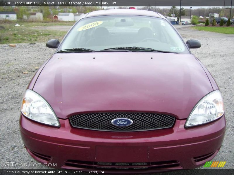 Merlot Pearl Clearcoat / Medium/Dark Flint 2005 Ford Taurus SE