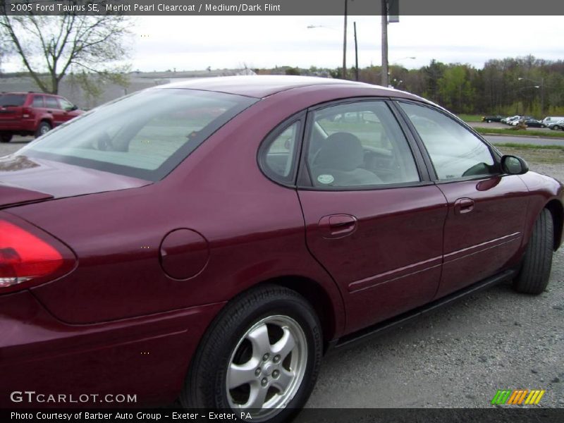 Merlot Pearl Clearcoat / Medium/Dark Flint 2005 Ford Taurus SE