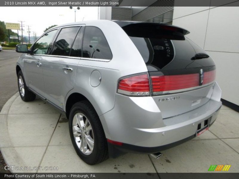 Ingot Silver Metallic / Medium Light Stone 2010 Lincoln MKX AWD