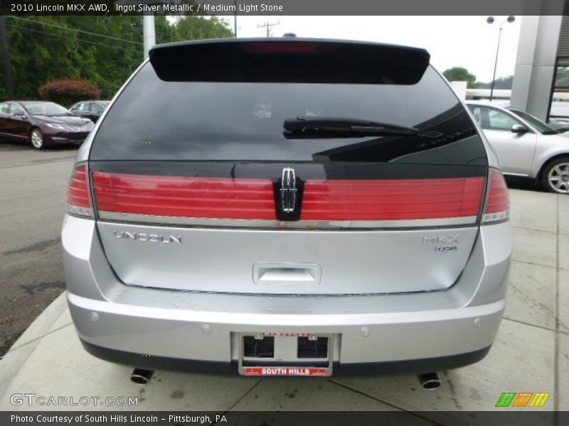 Ingot Silver Metallic / Medium Light Stone 2010 Lincoln MKX AWD