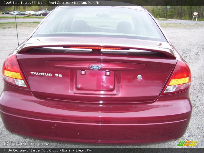 Merlot Pearl Clearcoat / Medium/Dark Flint 2005 Ford Taurus SE