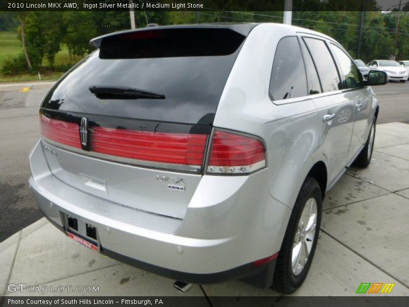 Ingot Silver Metallic / Medium Light Stone 2010 Lincoln MKX AWD