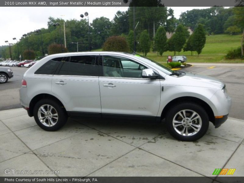 Ingot Silver Metallic / Medium Light Stone 2010 Lincoln MKX AWD