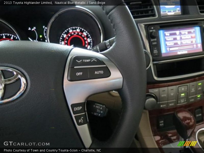 Controls of 2013 Highlander Limited