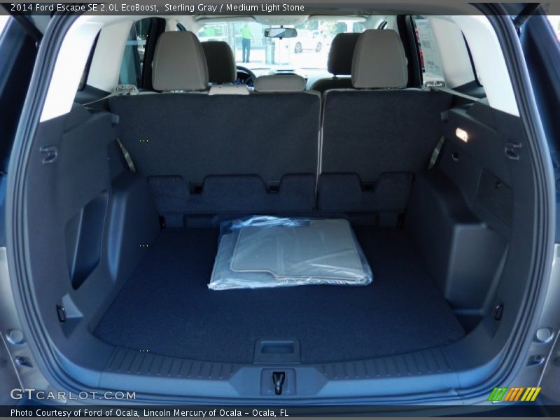 Sterling Gray / Medium Light Stone 2014 Ford Escape SE 2.0L EcoBoost