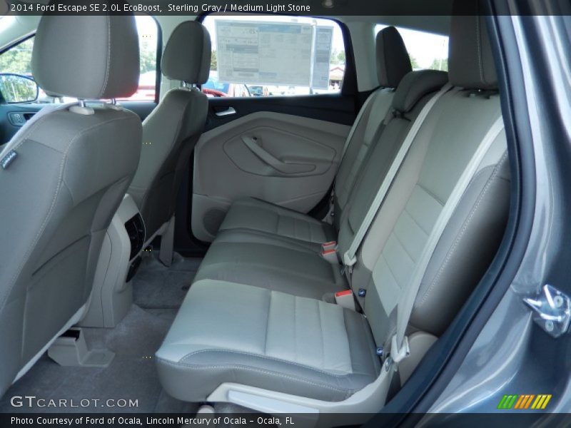 Sterling Gray / Medium Light Stone 2014 Ford Escape SE 2.0L EcoBoost
