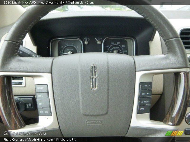 Ingot Silver Metallic / Medium Light Stone 2010 Lincoln MKX AWD
