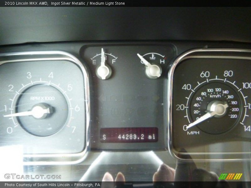Ingot Silver Metallic / Medium Light Stone 2010 Lincoln MKX AWD