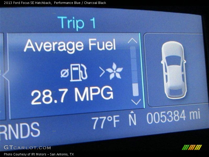 Performance Blue / Charcoal Black 2013 Ford Focus SE Hatchback