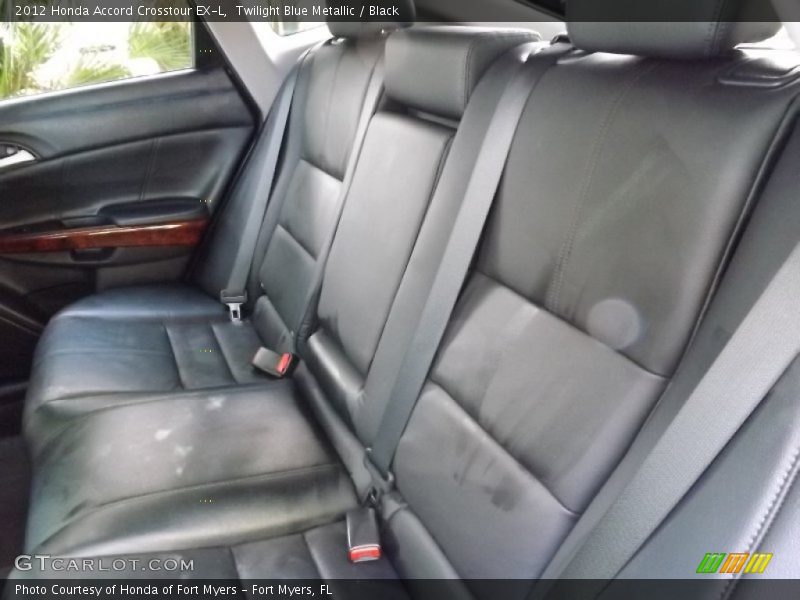 Twilight Blue Metallic / Black 2012 Honda Accord Crosstour EX-L