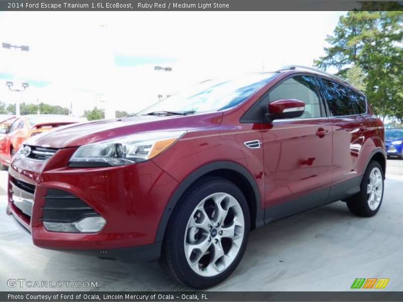 Front 3/4 View of 2014 Escape Titanium 1.6L EcoBoost