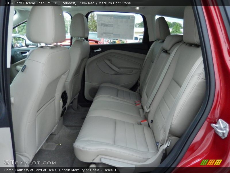 Rear Seat of 2014 Escape Titanium 1.6L EcoBoost