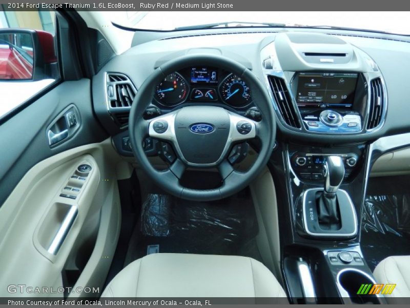 Dashboard of 2014 Escape Titanium 1.6L EcoBoost