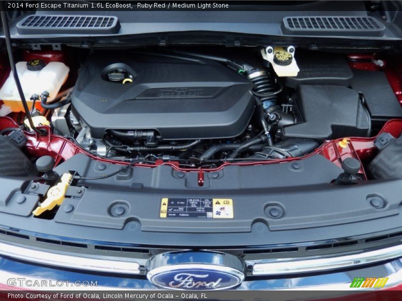  2014 Escape Titanium 1.6L EcoBoost Engine - 1.6 Liter GTDI Turbocharged DOHC 16-Valve Ti-VCT EcoBoost 4 Cylinder