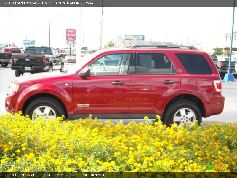 Redfire Metallic / Stone 2008 Ford Escape XLT V6