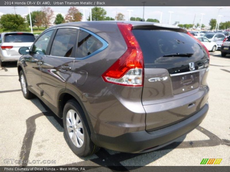 Urban Titanium Metallic / Black 2014 Honda CR-V EX AWD