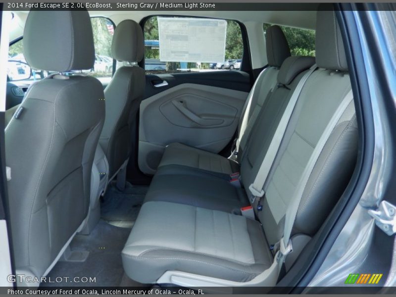 Sterling Gray / Medium Light Stone 2014 Ford Escape SE 2.0L EcoBoost
