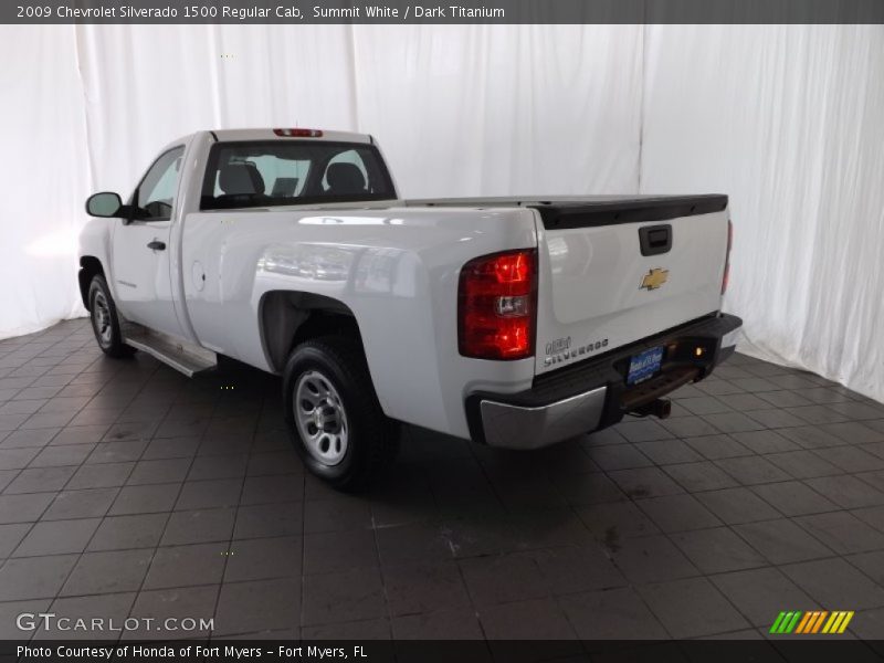 Summit White / Dark Titanium 2009 Chevrolet Silverado 1500 Regular Cab