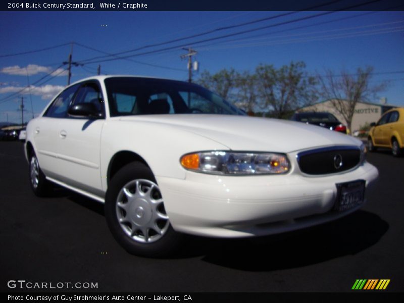 White / Graphite 2004 Buick Century Standard