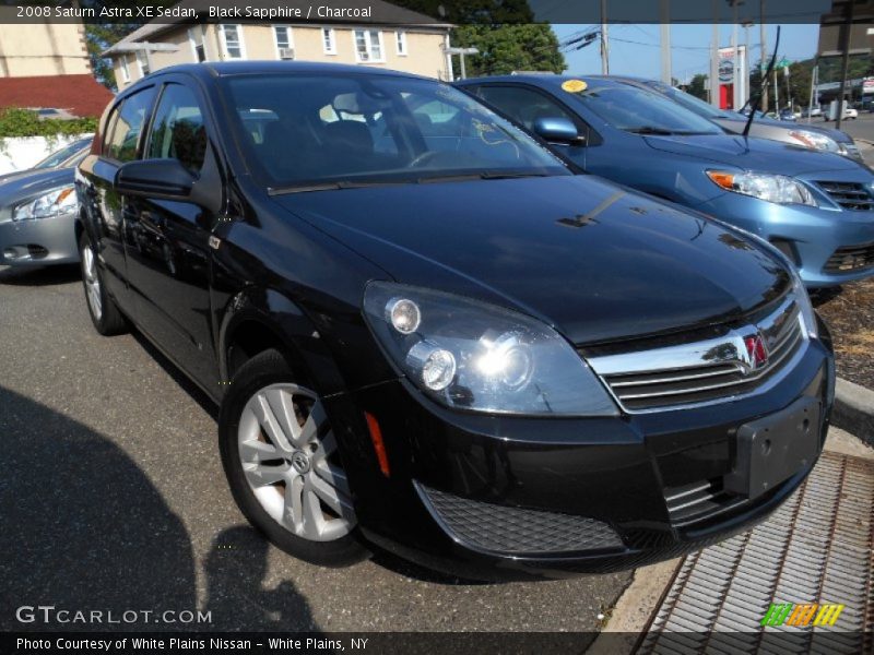 Black Sapphire / Charcoal 2008 Saturn Astra XE Sedan