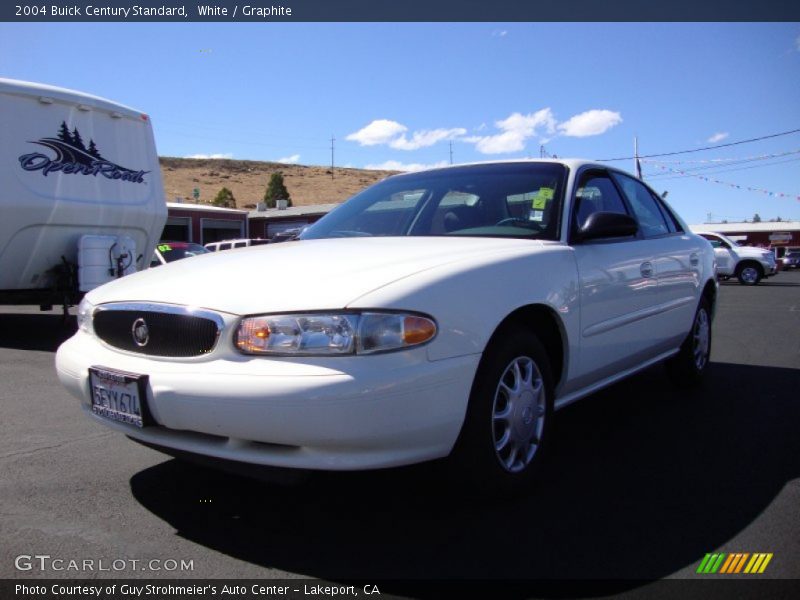 White / Graphite 2004 Buick Century Standard