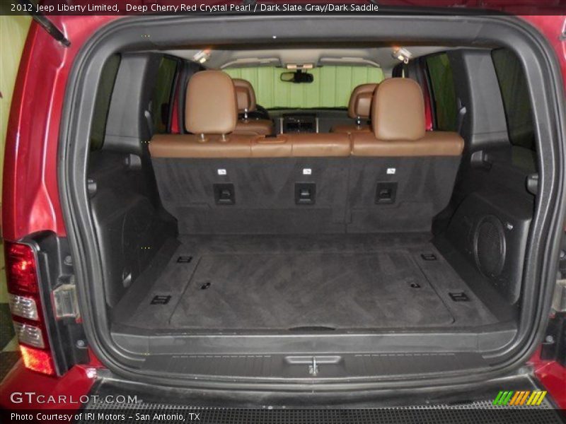 Deep Cherry Red Crystal Pearl / Dark Slate Gray/Dark Saddle 2012 Jeep Liberty Limited