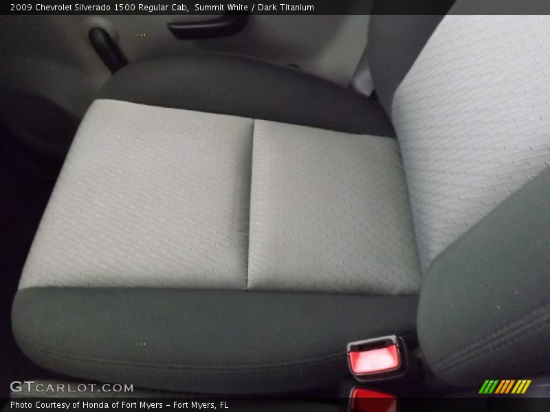 Summit White / Dark Titanium 2009 Chevrolet Silverado 1500 Regular Cab