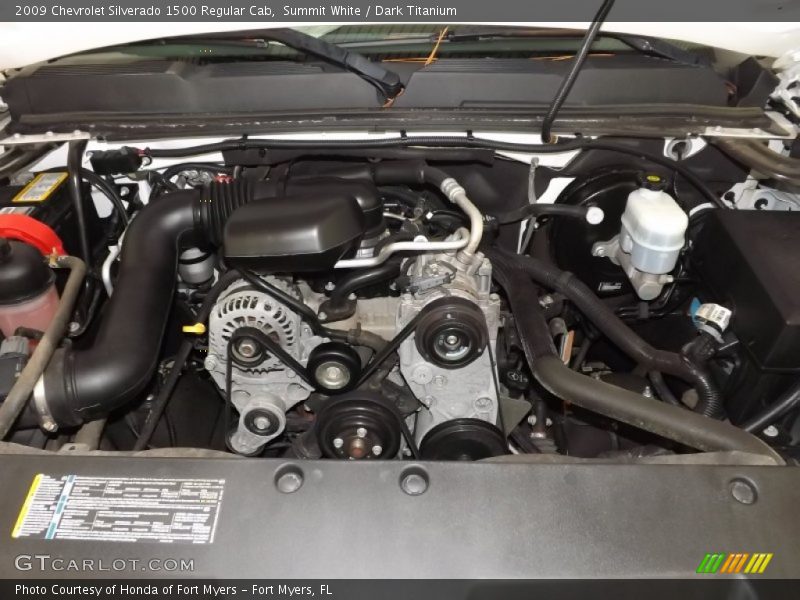 Summit White / Dark Titanium 2009 Chevrolet Silverado 1500 Regular Cab