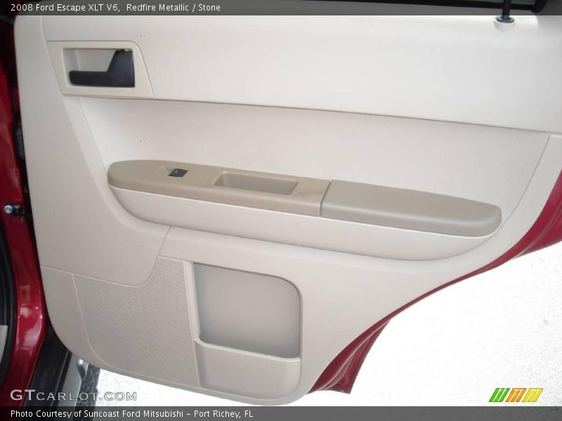 Redfire Metallic / Stone 2008 Ford Escape XLT V6