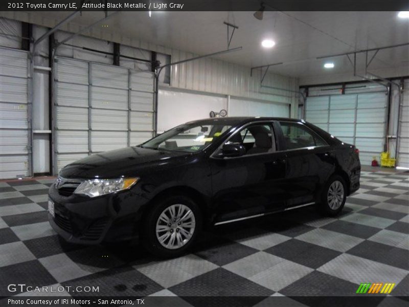 Attitude Black Metallic / Light Gray 2012 Toyota Camry LE
