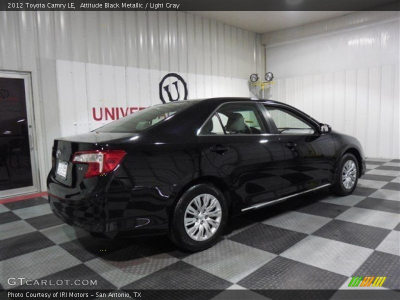 Attitude Black Metallic / Light Gray 2012 Toyota Camry LE