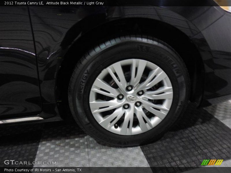 Attitude Black Metallic / Light Gray 2012 Toyota Camry LE