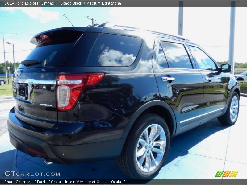 Tuxedo Black / Medium Light Stone 2014 Ford Explorer Limited