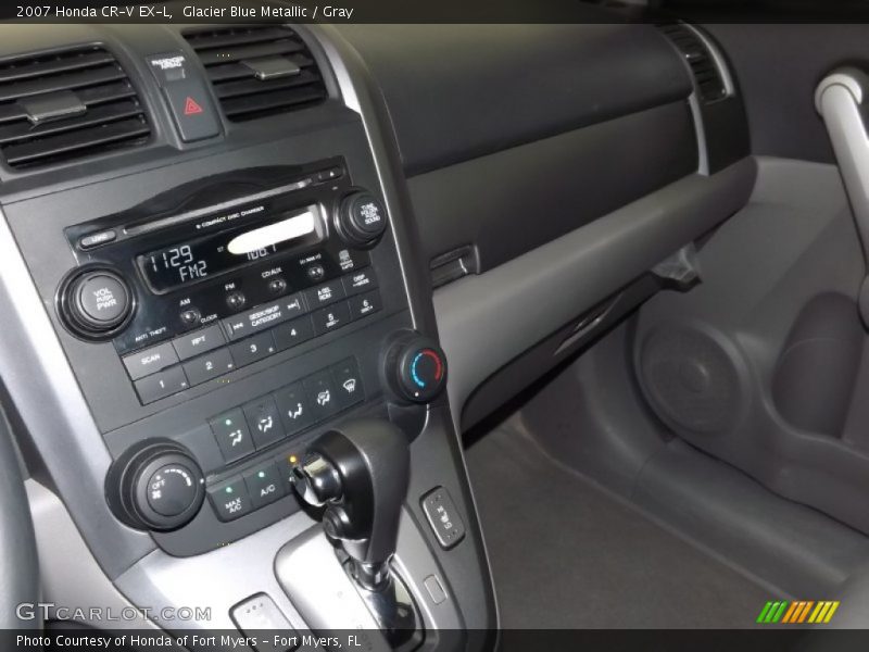 Glacier Blue Metallic / Gray 2007 Honda CR-V EX-L