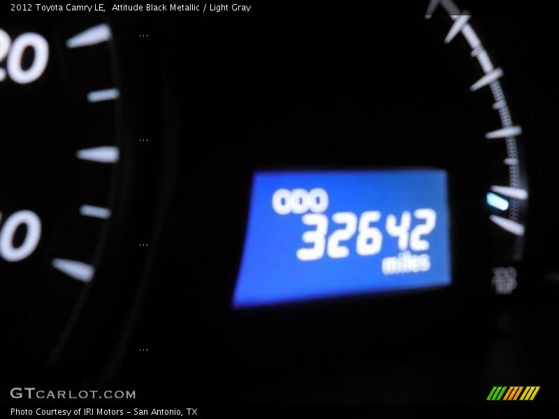 Attitude Black Metallic / Light Gray 2012 Toyota Camry LE