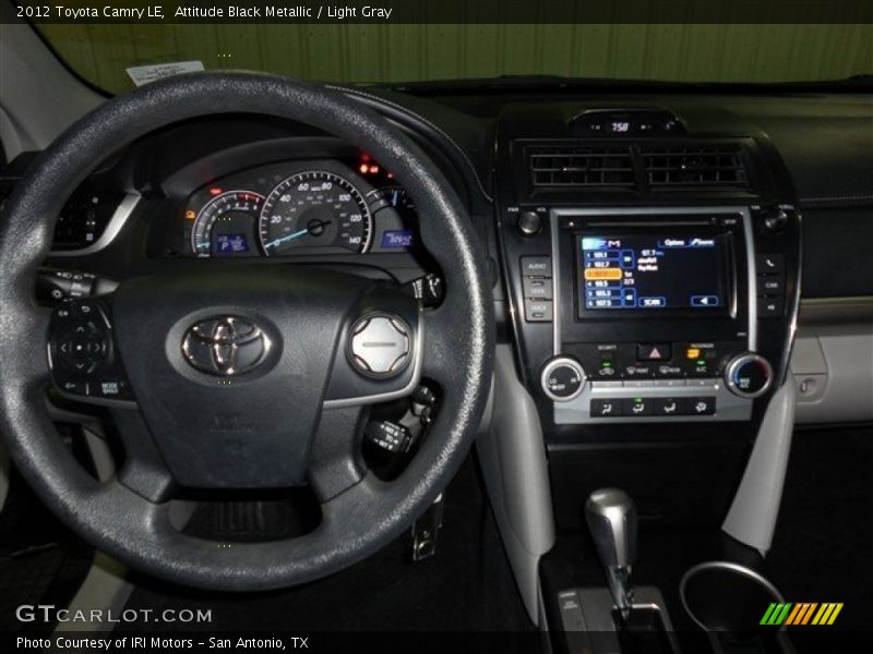 Attitude Black Metallic / Light Gray 2012 Toyota Camry LE