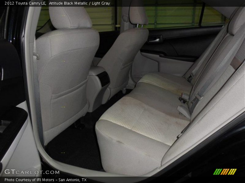 Attitude Black Metallic / Light Gray 2012 Toyota Camry LE