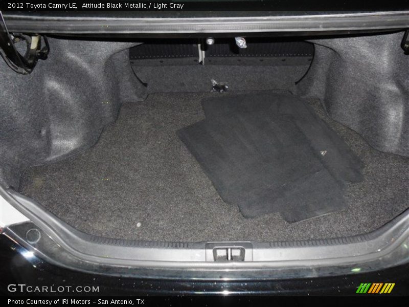 Attitude Black Metallic / Light Gray 2012 Toyota Camry LE