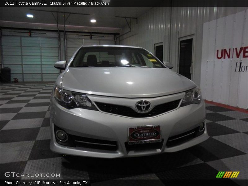 Classic Silver Metallic / Black/Ash 2012 Toyota Camry SE