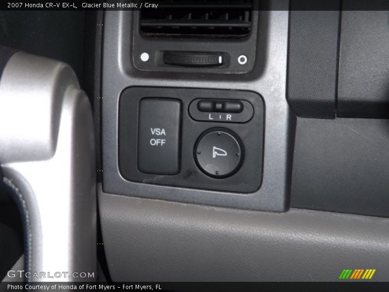 Glacier Blue Metallic / Gray 2007 Honda CR-V EX-L
