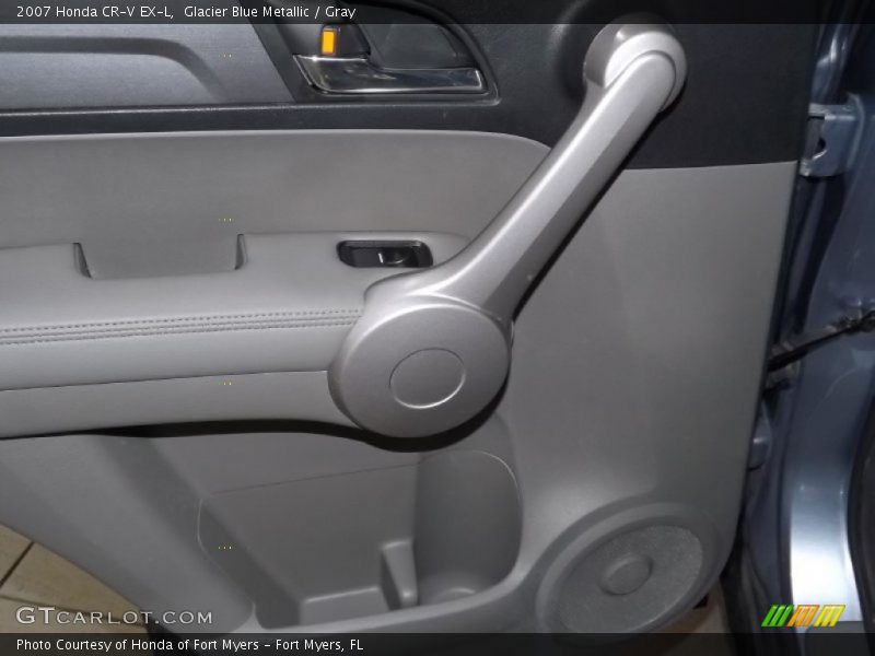 Glacier Blue Metallic / Gray 2007 Honda CR-V EX-L