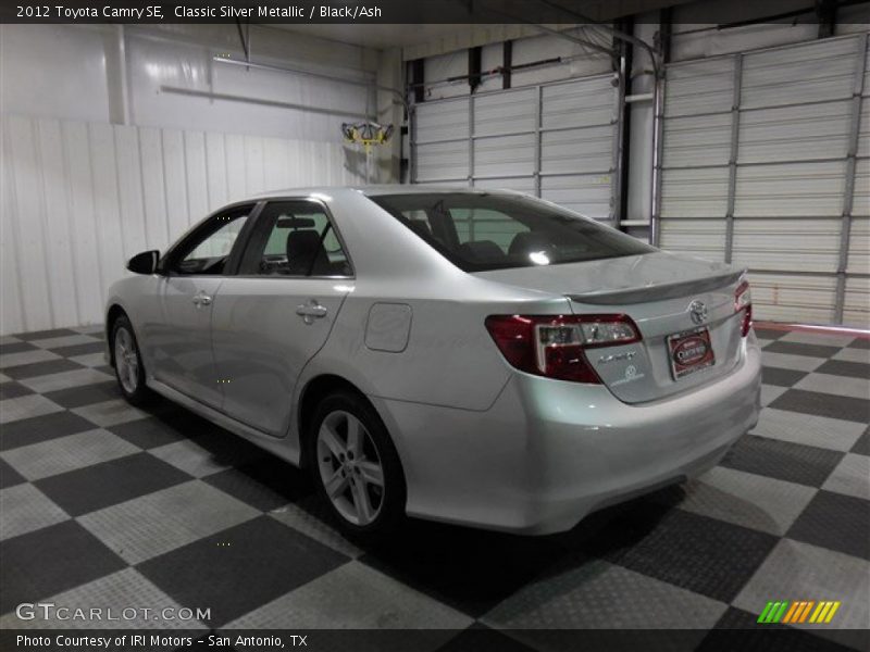 Classic Silver Metallic / Black/Ash 2012 Toyota Camry SE
