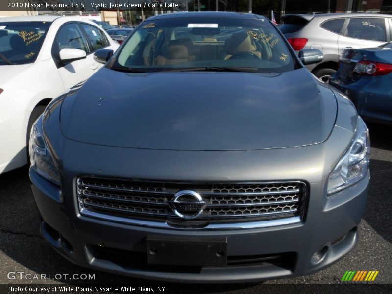 Mystic Jade Green / Caffe Latte 2010 Nissan Maxima 3.5 S