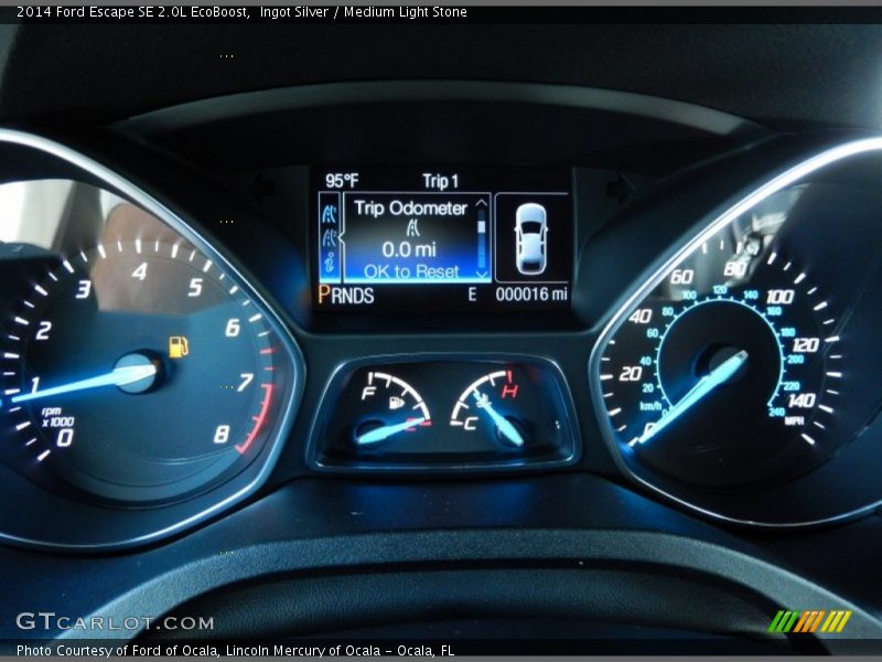 Ingot Silver / Medium Light Stone 2014 Ford Escape SE 2.0L EcoBoost