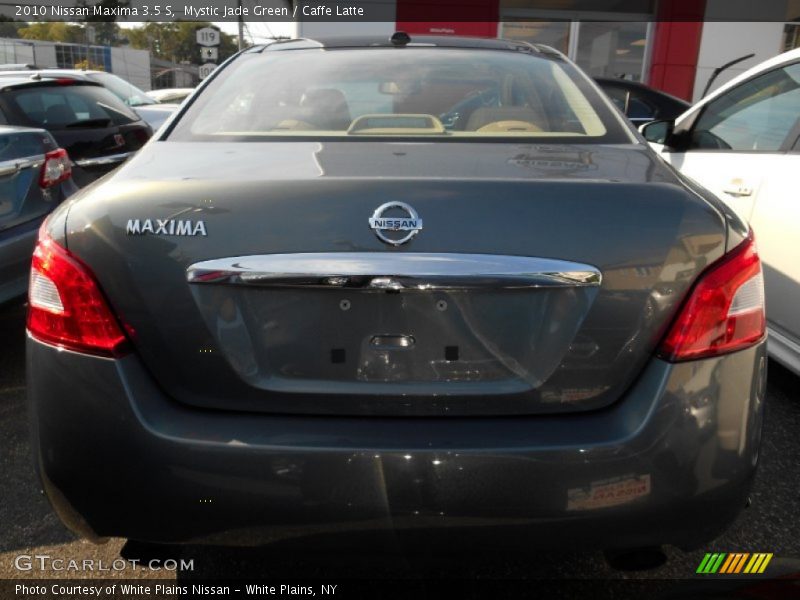 Mystic Jade Green / Caffe Latte 2010 Nissan Maxima 3.5 S