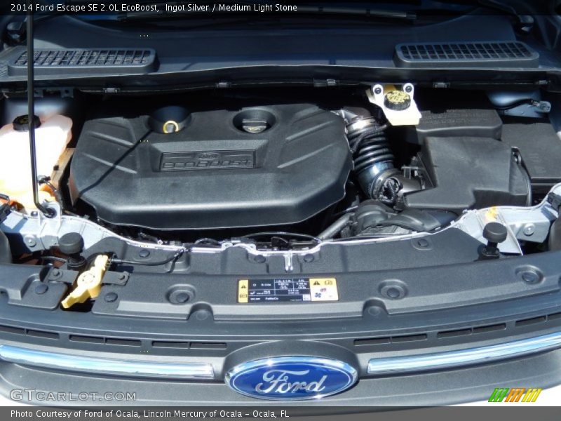 Ingot Silver / Medium Light Stone 2014 Ford Escape SE 2.0L EcoBoost